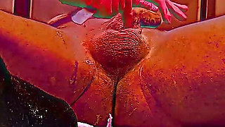 Learning How to Remove Pubic Hair From a Man Using Liquid Wax Depilation