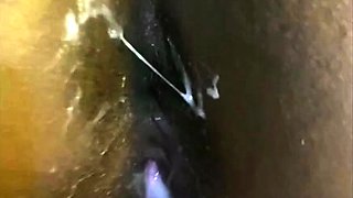 Sexy Black Escort Gets Double Creampie