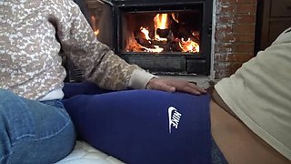Horny Stepmom Susan Touches Stepson's Big Cock