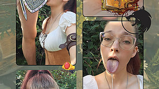 Witcher Ciri Blowjob and Cumplay