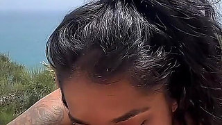 Sex on the Cliff My Husband Filled My Ass with Milk- Yasmina Khan