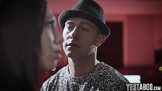 Diminutive COUGAR singer has 3some at work