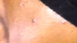 Ebony Blows Big White Cock and Swallow Sperm