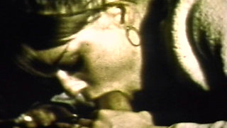 Green-tinted Cum Guzzlers Drain Studs in Retro 9-minute Orgy
