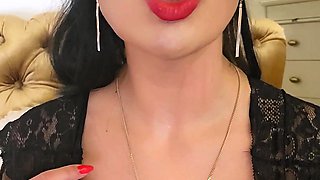 Busty brunette with big boobs rides cock