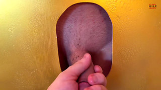 Student fucks my mouth at gloryhole