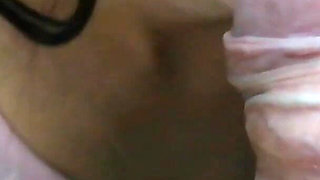 Stepsister Is Learning How to Give a Blowjob in Order to Please Her Boyfriend in the Future