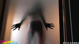 PansexualX - Beautiful Ebony TS Strokes Her Massive Sch
