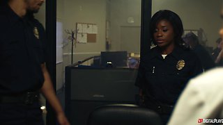 Nicole Kitt's Wild Ebony Passion Ignites in Dirty Creampie Heat