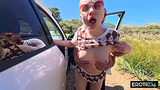 German Grandpa Meets a Hot Blonde for an Unforgettable Outdoor Hookup