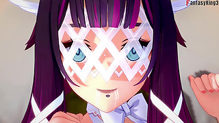 Columbina blowjob - Genshin Impact