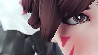 Receiving Enormous Facial After Intense Anal Cumshot Her Throat