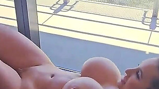 Oiled up Vegas Lesbians