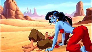 Aladdin Cuckold: Magic Lamp Makes His Wife Cheat in Dirty Cartoon Sex