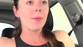 Having A Mind Blowing Orgasm In The CAR WASH