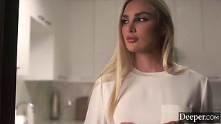 Blonde Nurse Kenzie Anne Deep Throats & Rides Patient Hard - Facial & Squirting