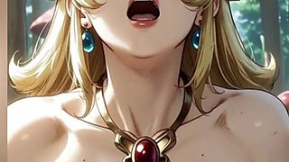 Gol Topless Animation Hot Princess Peach