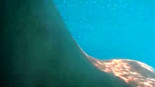 Skinny Dipping and Teasing in the Garden Pool - Amateur Teen