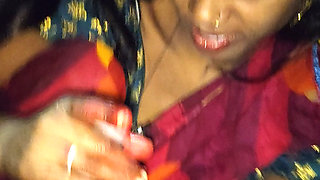 Dost ki biwi ke sath raat mein bharpur sex land muh me liya