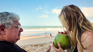 I ask a couple in the Caribbean for a coconut and screw the woman while the husband goes to get it.
