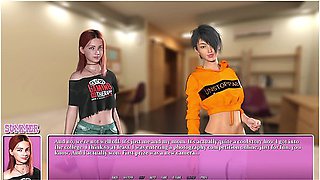 Summer In The City 2 Lesbian Visual Novel Gameplay [hd]