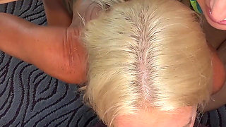 Hotwives Lora and Tatiana Pick up Scotty Long by Pool for Threesome BJ Rimjob and Boobjob of His Life