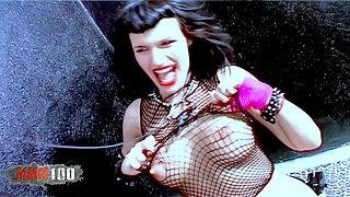 Nina Roberts: Sexy Pornstar Making a Sado Strip