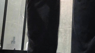Husband with tight ass and big cock pushes his tight virgin anal hole