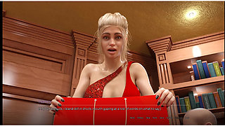 The Spellbook - gameplay - roleplay - milf gives blowjob under table to her boss