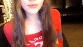 Cute blonde amateur webcam teen masturbating