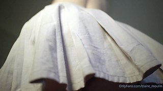 Felony teases you with a sexy ass upskirt