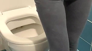 MILF Pee Desperation POV Pissing Woman