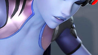 Widowmaker First Time Job as Secretary Fuck with Her Boss 3D Overwatch Porn