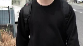 Wild outdoor japanese teen blowjob