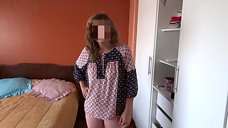 Stepson Shows Me His Big Hard Cock and Asks Me to Show Him My Tits so He Can Cum