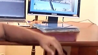 The boss is in the mood for a fuck - Good that the hot secretary with glasses is just around