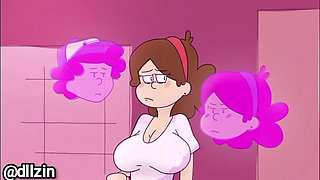 She invited her friend to the bathroom