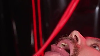 Rubber Nurse Takes a Cum Sample