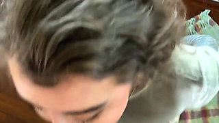 Petite Blonde Huge Facial - Extreme Blowjob Deepthroat