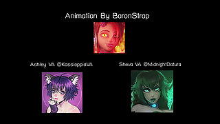 Resident Evil - Ashley and Sheva Encounter By BaronStrap WM Animation 3D Hentai Sound