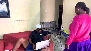 Curvy african beauty shares intense lesbian passion
