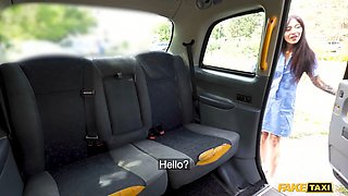 Nurse in my cab inspects my dick - faux taxi