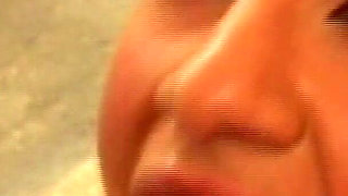 Blonde and Brunette Sluts Ravished in Warehouse Orgy