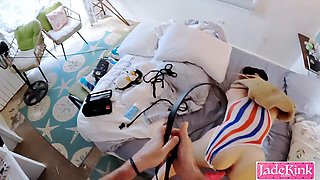Big-Butted MILFs Bound in BDSM: Intimate POV with Anas Labrune, Jade K