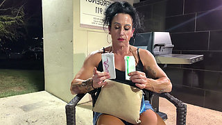 Smokin Hotdebra Dandre and Kandy Cigarette Break