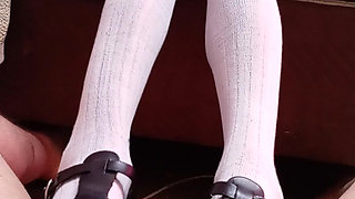 Black 18 Year Old College Girl Shoe Job for Better Grades by Teacher