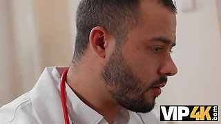 Vip4k. the luxurious bride, nata gold, tempted her doctor right before her wedding