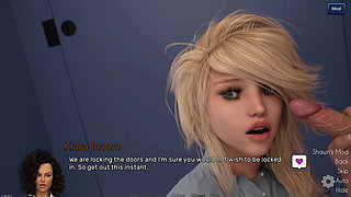 The Awakening 12: Liz's HJ & BJ on Xavier in Academy Toilet