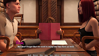 Law College - the Librarian Likes to Show Cleavage to Her Students