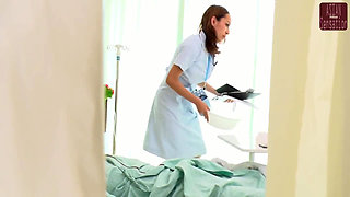 Secret Sex with My Hospital Nurse - Filmed on a Smartphone - Part2